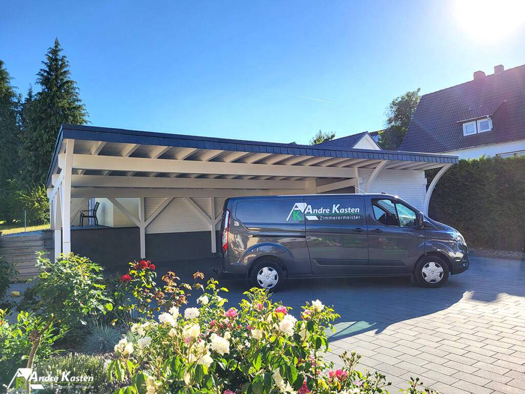 Zimmerei André Kasten - Leistungen: Carports und Überdachungen